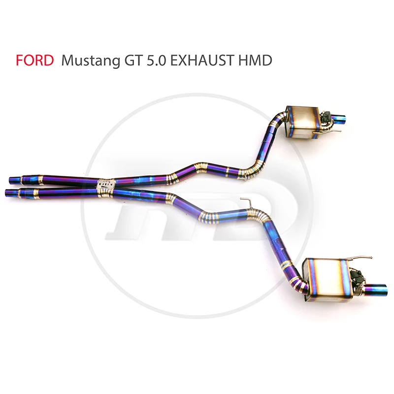 HMD Titanium Alloy Exhaust Systems Is Suitable For Ford Mustang GT 5.0 Electronic Valve Muffler For Car Accessories
HMD Titanium Alloy Exhaust Systems Is Suitable For Ford Mustang GT 5.0 Electronic Valve Muffler For Car Accessories