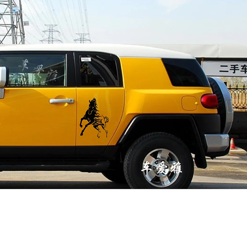 2Pcs Car Stickers Rear Trunk Side Body The Horse Vinyl Film Decal Custom For Toyota FJ CRUISER Car Accessories Exterior Parts
2Pcs Car Stickers Rear Trunk Side Body The Horse Vinyl Film Decal Custom For Toyota FJ CRUISER Car Accessories Exterior Parts