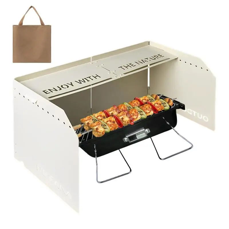 Camp Stove Windscreen 4 Plates Folding Iron Outdoor Grilling Windshield Portable Camping Tool With Storage Bag Travel Outdoor
Camp Stove Windscreen 4 Plates Folding Iron Outdoor Grilling Windshield Portable Camping Tool With Storage Bag Travel Outdoor