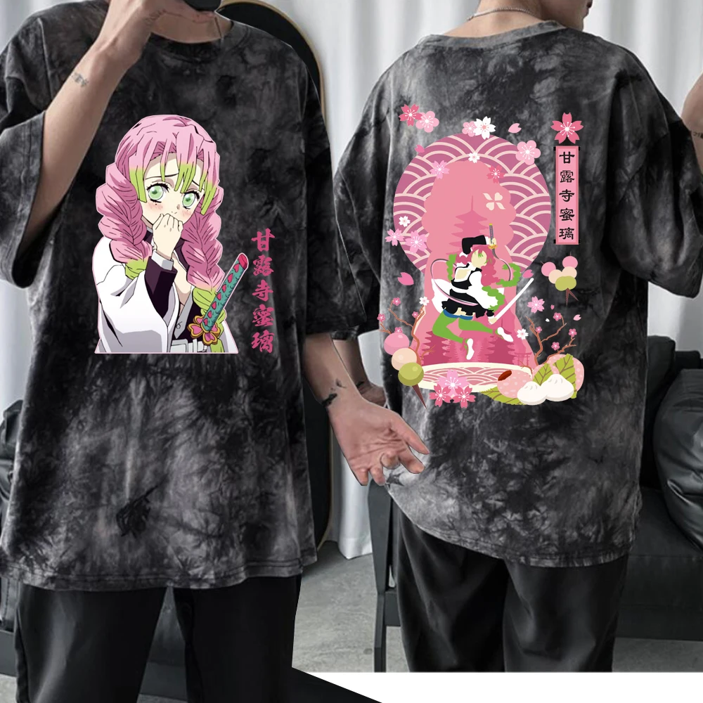 Аниме футболка Kanroji Mitsuri с рассекающим демонов модная повседневная мужская и женская футболка в стиле Харадзюку хип-хоп с коротким рукавом
Аниме футболка Kanroji Mitsuri с рассекающим демонов модная повседневная мужская и женская футболка в стиле Харадзюку хип-хоп с коротким рукавом