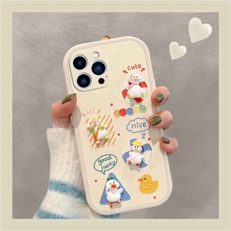 Cartoon Duck Mobile Phone Shell for 1+OnePlus 9 8 Pro 9R 8T Female Cute All-inclusive Anti-fall Soft Silicone Case Lens Cover
Cartoon Duck Mobile Phone Shell for 1+OnePlus 9 8 Pro 9R 8T Female Cute All-inclusive Anti-fall Soft Silicone Case Lens Cover