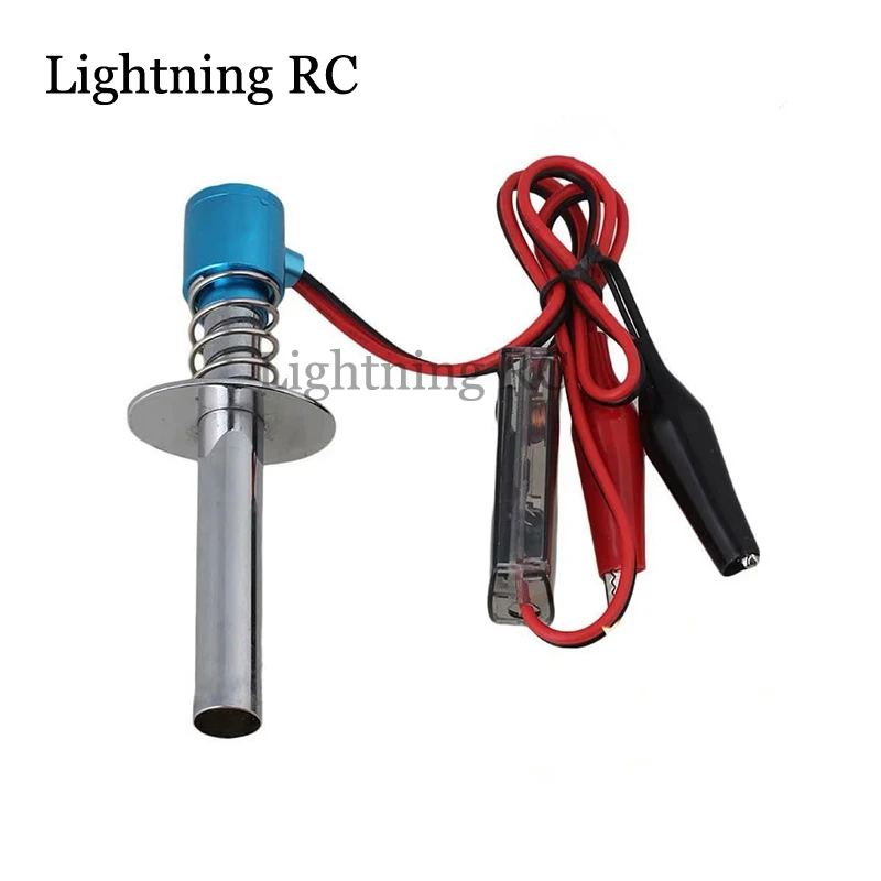 6-12V RC HSP 80100 Electronic Glow Plug Igniter Cable Clip Nitro Output 1.2V 18 21 28 engine RC Car Accessories Y1
6-12V RC HSP 80100 Electronic Glow Plug Igniter Cable Clip Nitro Output 1.2V 18 21 28 engine RC Car Accessories Y1