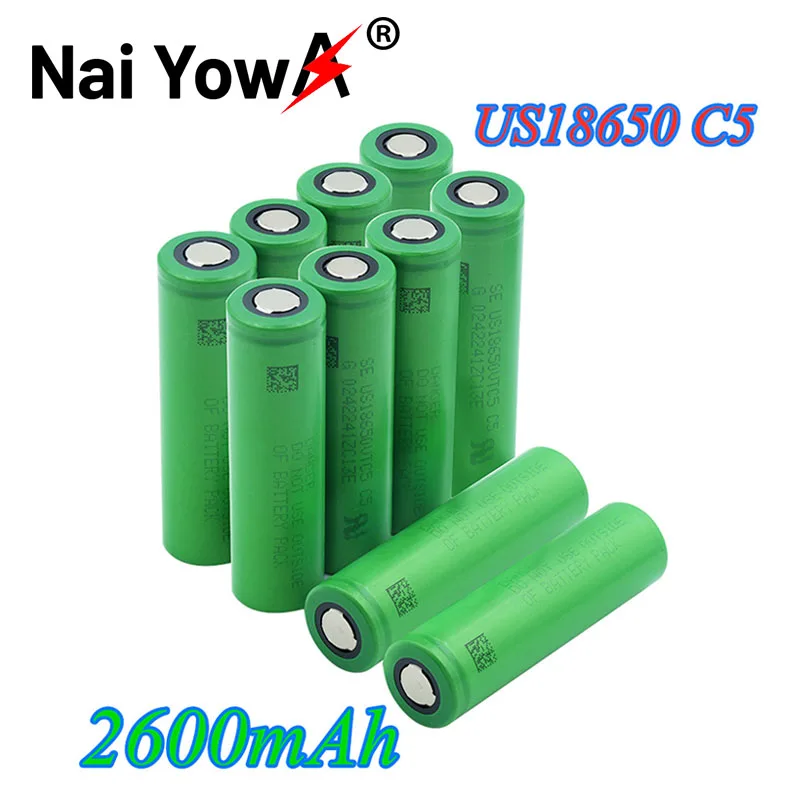 100% Original 3.7 V Volt Rechargeable US18650 VTC5 2600mAh VTC5 18650 Battery Replacement 3.7V 2600mAh 18650 Batteries
100% Original 3.7 V Volt Rechargeable US18650 VTC5 2600mAh VTC5 18650 Battery Replacement 3.7V 2600mAh 18650 Batteries
