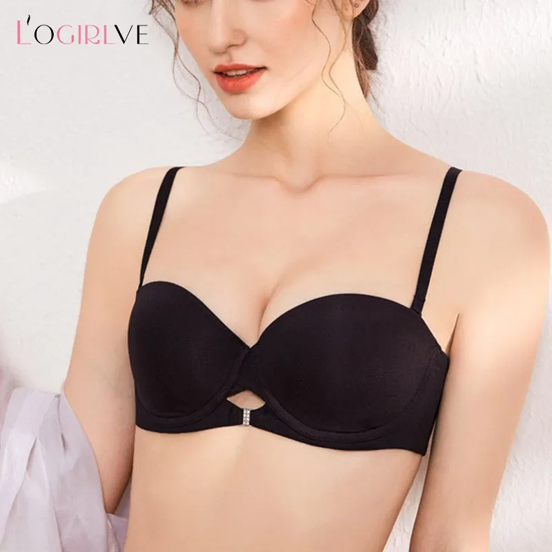 Logirlve New Top Sexy Strapless Bra Women Bras Push Up Bra Glossy Seamless Underwire Bra Underwear Plus Size B C D Cup Lingerie
Logirlve New Top Sexy Strapless Bra Women Bras Push Up Bra Glossy Seamless Underwire Bra Underwear Plus Size B C D Cup Lingerie