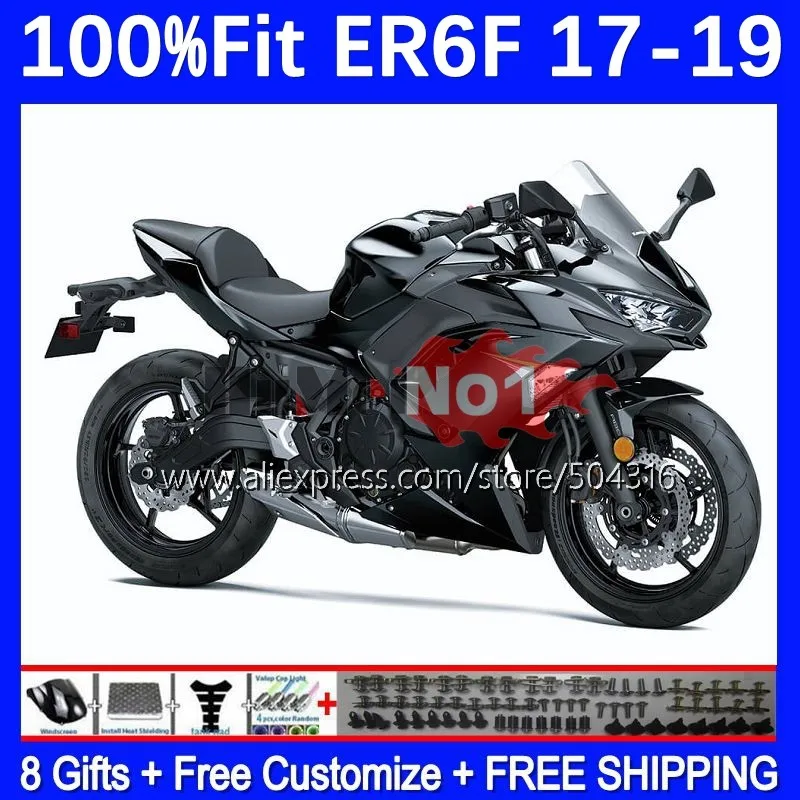 Injection Body For KAWASAKI NINJA 650R ER-6F ER6 ER 6F 6 F 175MC.6 ER6F 17 18 19 650 R 2017 2018 2019 OEM Fairing matte black
Injection Body For KAWASAKI NINJA 650R ER-6F ER6 ER 6F 6 F 175MC.6 ER6F 17 18 19 650 R 2017 2018 2019 OEM Fairing matte black