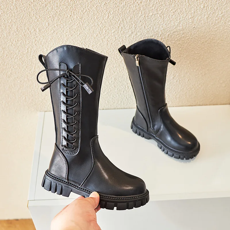 Girls boots 2022 autumn and winter children's new fashion high-top single Martin boots
Girls boots 2022 autumn and winter children's new fashion high-top single Martin boots