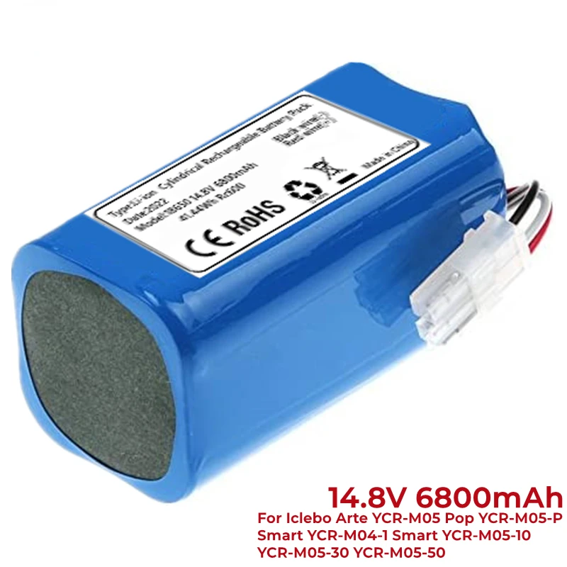 4800Mah/6800Mah Neue Batterie Für Iclebo Arte YCR-M05 Pop YCR-M05-P Smart YCR-M04-1 Smart YCR-M05-10 YCR-M05-30 YCR-M05-50li-ion
4800Mah/6800Mah Neue Batterie Für Iclebo Arte YCR-M05 Pop YCR-M05-P Smart YCR-M04-1 Smart YCR-M05-10 YCR-M05-30 YCR-M05-50li-ion
