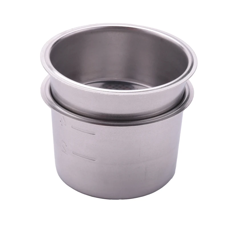 3 Set 51Mm 2/4 Cups Filter Replacement Filter Basket For Coffee Bottomless Portafilter For Delonghi Espresso Machine
3 Set 51Mm 2/4 Cups Filter Replacement Filter Basket For Coffee Bottomless Portafilter For Delonghi Espresso Machine