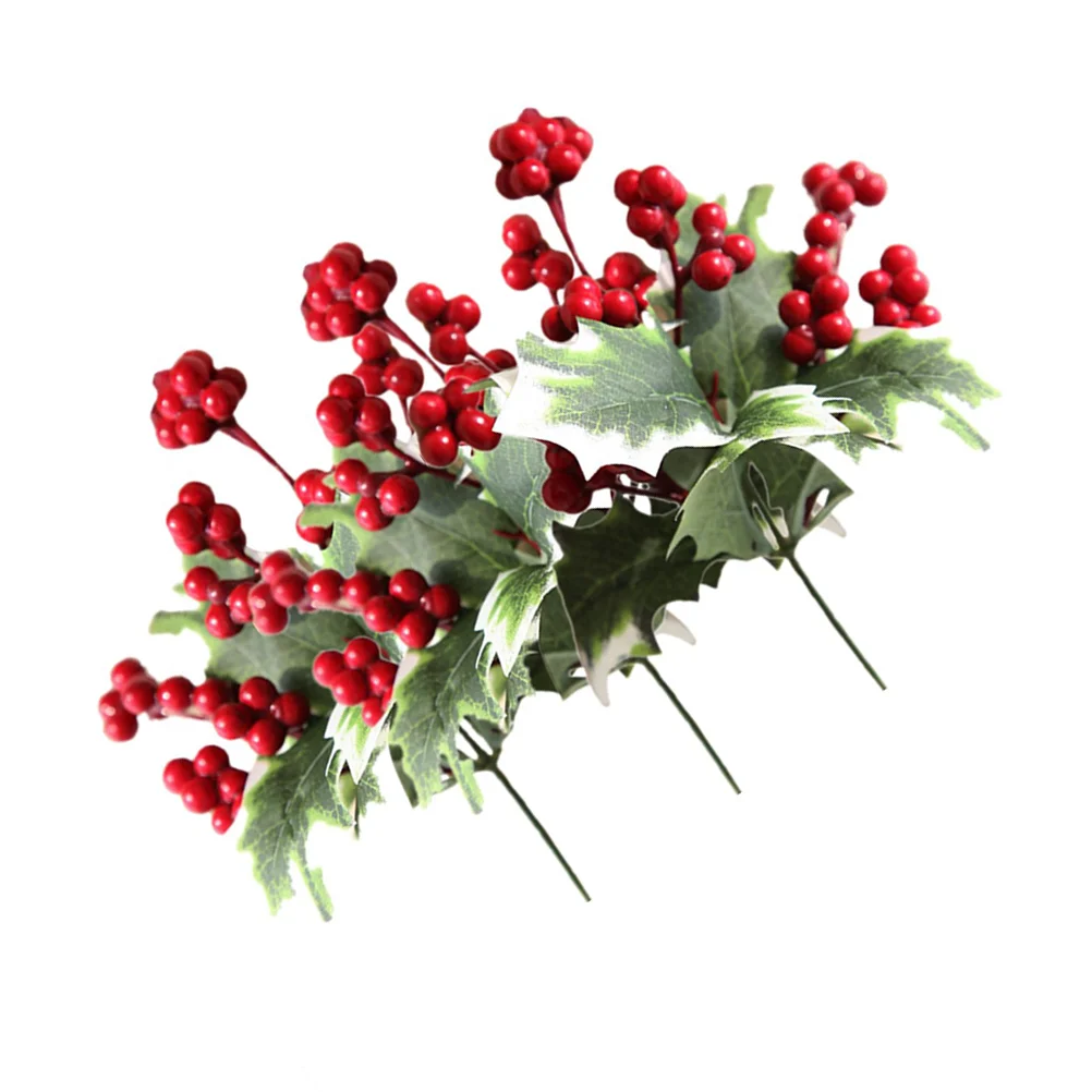 Berries Berry Christmas Holly Branches Artificialtree Fake Flower Simulation Red Decorbouquet Decoration Party Sticks
Berries Berry Christmas Holly Branches Artificialtree Fake Flower Simulation Red Decorbouquet Decoration Party Sticks