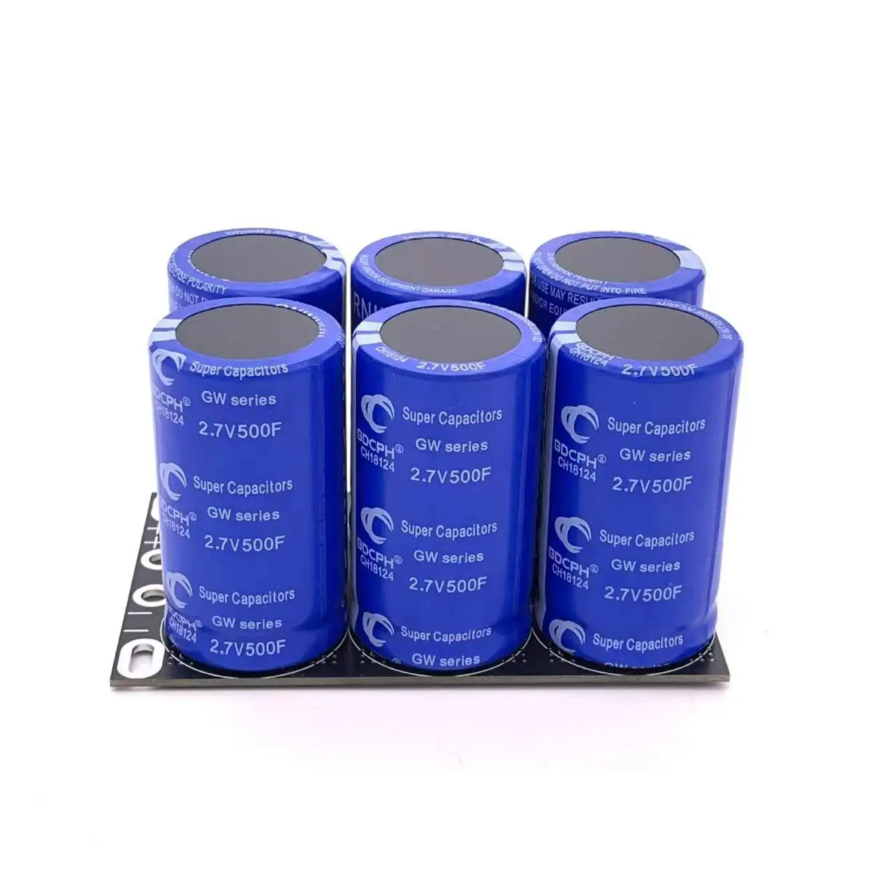 Farad capacitor 2.7v500f 6pcs / 1set super capacitor 16v83f automobile capacitor with protective plate
Farad capacitor 2.7v500f 6pcs / 1set super capacitor 16v83f automobile capacitor with protective plate