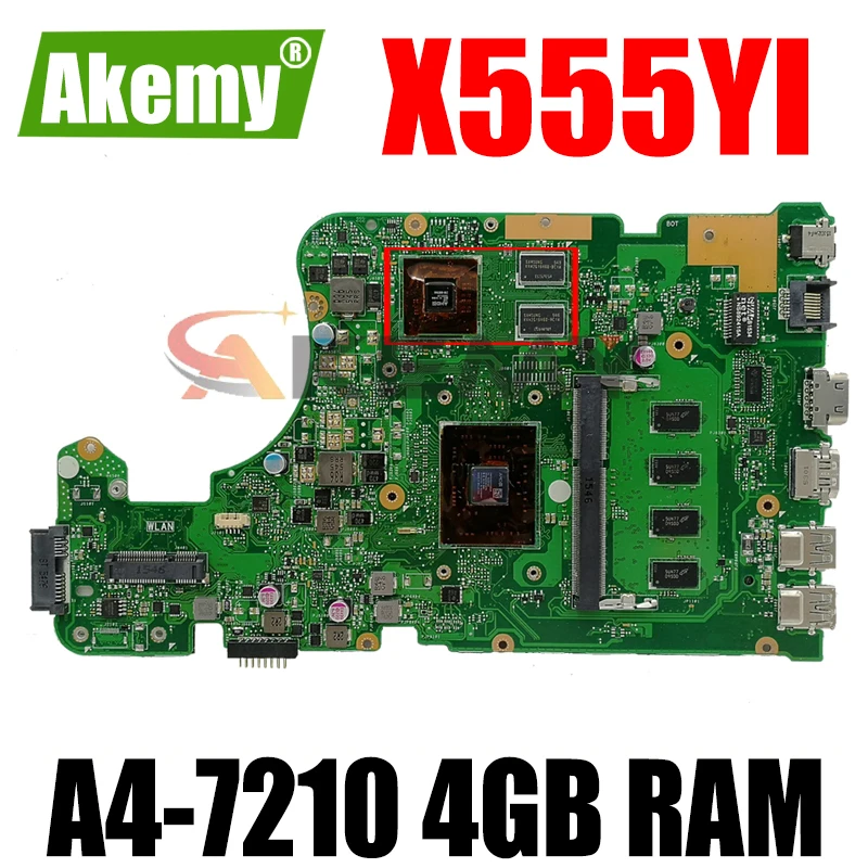 X555YI A4-7210CPU 4GB RAM mainboard REV 2.0 For ASUS X555D A555D X555DG X555YI laptop motherboard 90NB09C0-R00020 100% Tested
X555YI A4-7210CPU 4GB RAM mainboard REV 2.0 For ASUS X555D A555D X555DG X555YI laptop motherboard 90NB09C0-R00020 100% Tested