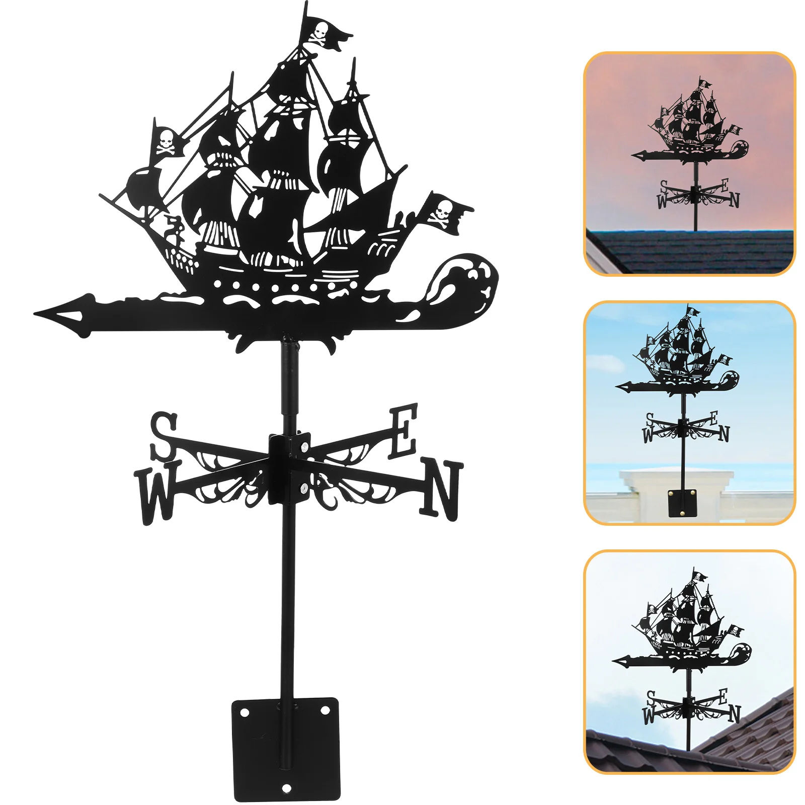 Wind Vane Patio Weathervan Outdoor Sculpture Iron Weathervane Decorative Windmill 
Wind Vane Patio Weathervan Outdoor Sculpture Iron Weathervane Decorative Windmill