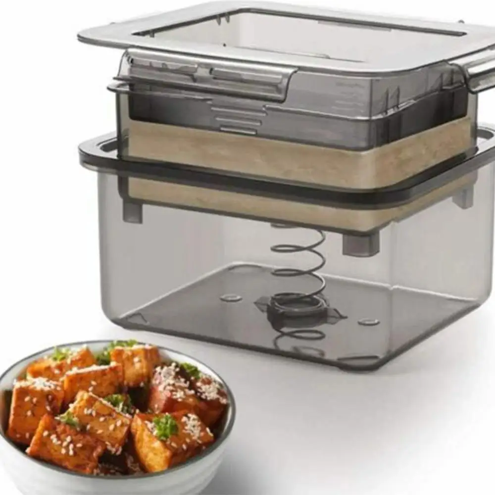 Tofu Press Tofu Drainer 3-layer Tofu Press Built-in Drainage Water Removing Tool Dishwasher Safe Use Kitchen Cooking Tool Set
Tofu Press Tofu Drainer 3-layer Tofu Press Built-in Drainage Water Removing Tool Dishwasher Safe Use Kitchen Cooking Tool Set
