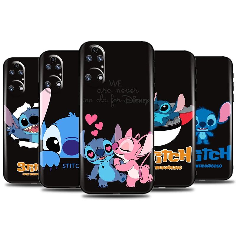 Cute Cartoon-stitch- Phone Case For Huawei P50 P40 P30 P20 Pro Lite 5G P Smart 2021 Black Bumper Back Funda Carcasa Ultra-Thin 
Cute Cartoon-stitch- Phone Case For Huawei P50 P40 P30 P20 Pro Lite 5G P Smart 2021 Black Bumper Back Funda Carcasa Ultra-Thin