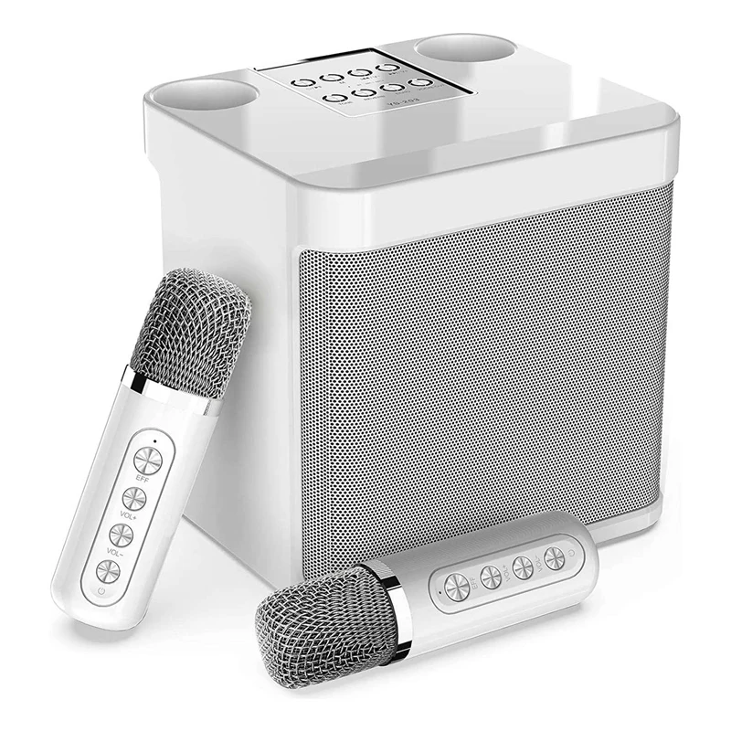 1 Set Portable Karaoke Machine Singing Machine With 2 Wireless Microphones For Home Party,Meeting
1 Set Portable Karaoke Machine Singing Machine With 2 Wireless Microphones For Home Party,Meeting
