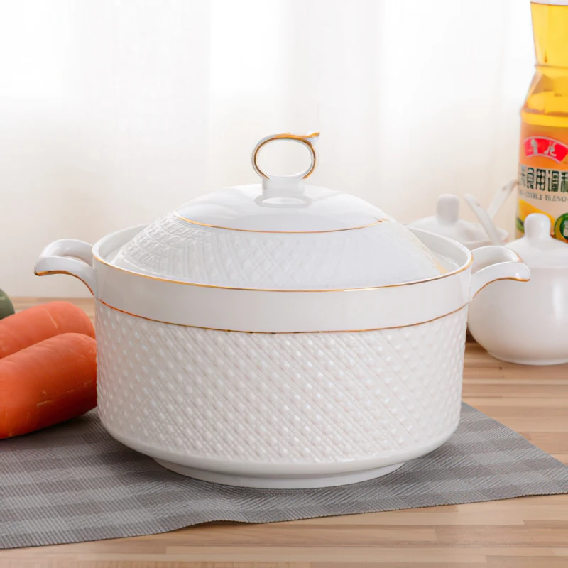 Ceramic Soup Pot Nordic Phnom Penh Pure Color Round with Cover Bowl Tableware Household Kitchen Supplies Cooking Utensils
Ceramic Soup Pot Nordic Phnom Penh Pure Color Round with Cover Bowl Tableware Household Kitchen Supplies Cooking Utensils