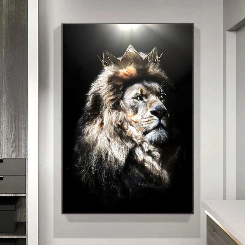 Modern Art Lions Poster Animal Decorative Painting Wall Art Canvas Print Pictures for Living Room Home Decor Interior Cuadros
Modern Art Lions Poster Animal Decorative Painting Wall Art Canvas Print Pictures for Living Room Home Decor Interior Cuadros