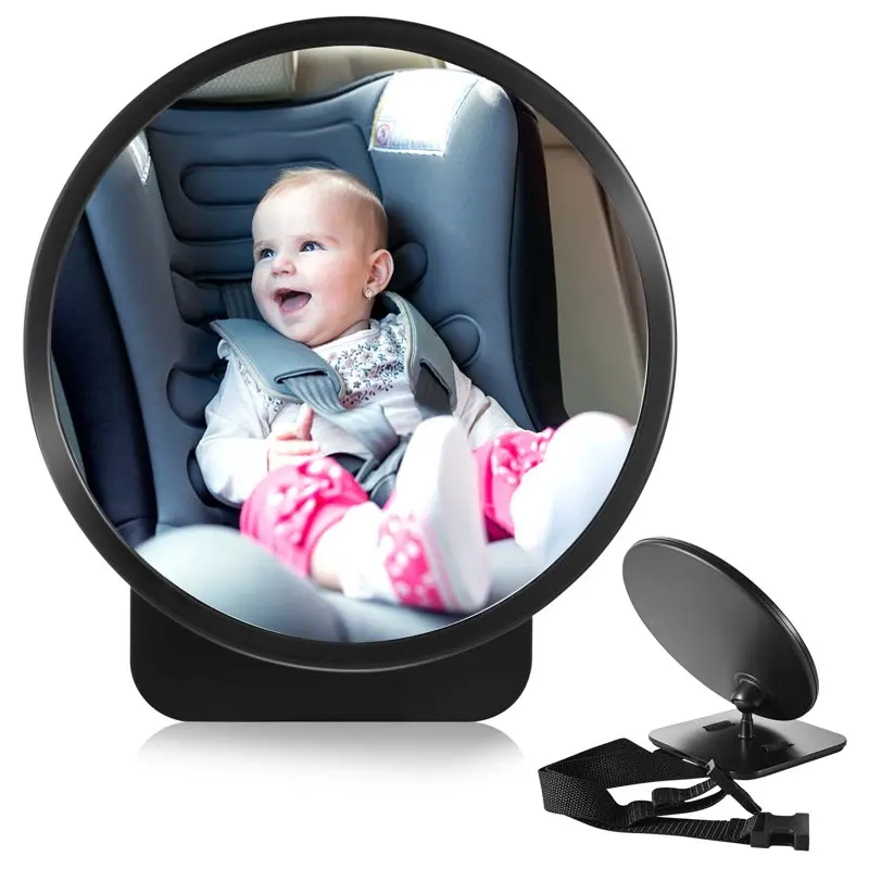 Easy View Baby Car Mirror Safety Car Seat Mirror for Rear Facing Infant Fully Adjustable with 360 Rotation Acrylic Clear View Sh
Easy View Baby Car Mirror Safety Car Seat Mirror for Rear Facing Infant Fully Adjustable with 360 Rotation Acrylic Clear View Sh