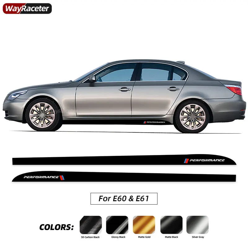 2 Pcs M Performance Decal Carbon Fiber Vinyl Door Side Stripe Skirt Sticker For BMW 5 Series E60 E61 Touring 530d 550i 535i 525i
2 Pcs M Performance Decal Carbon Fiber Vinyl Door Side Stripe Skirt Sticker For BMW 5 Series E60 E61 Touring 530d 550i 535i 525i
