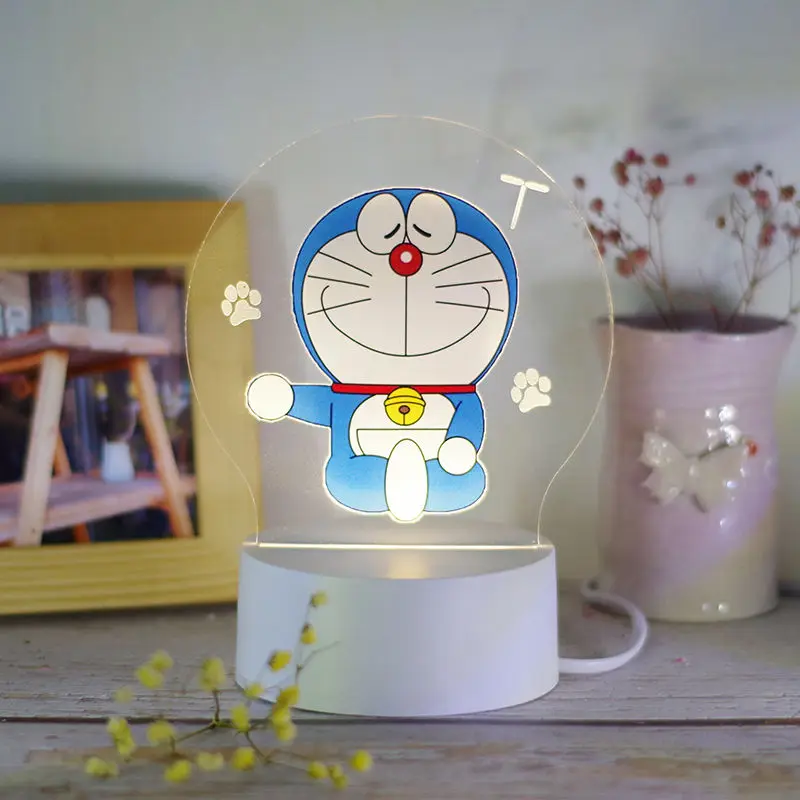 Kawaii Doraemon светодиодный светильник s аниме Jingle Cat, светодиодный светильник для спальни, 3D светильник, фигурка, акриловое украшение, стереоскоп...
Kawaii Doraemon светодиодный светильник s аниме Jingle Cat, светодиодный светильник для спальни, 3D светильник, фигурка, акриловое украшение, стереоскоп...