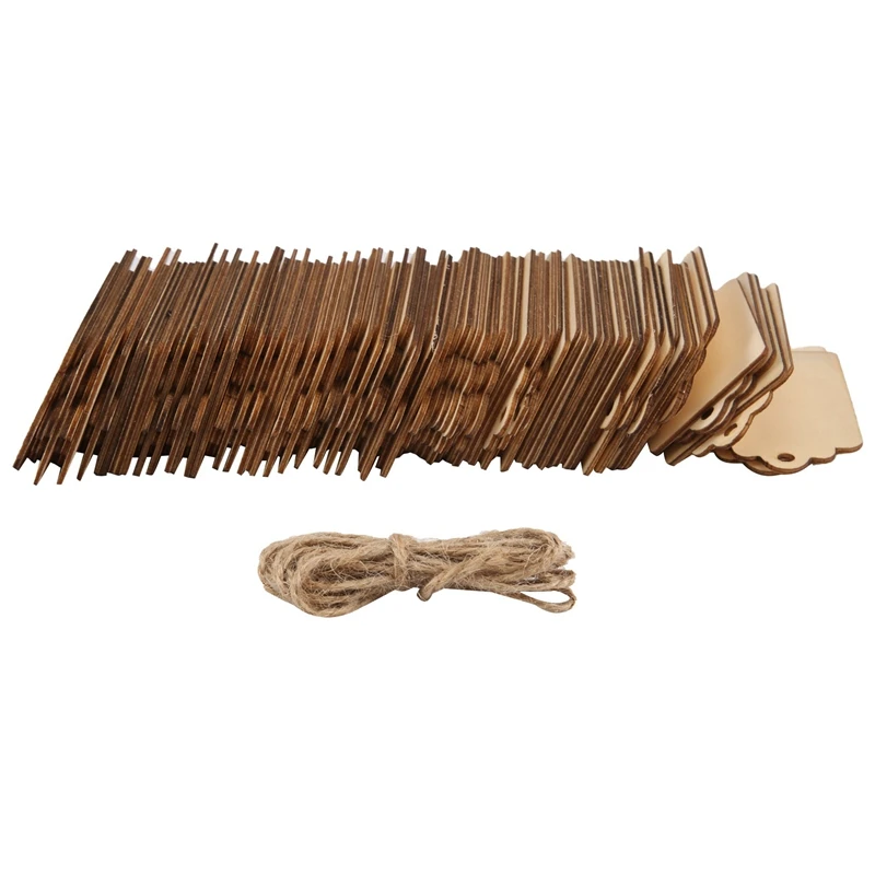 100 Pcs Wood Tag, 2.7 X 1.5 Inch Unfinished Wooden Tags With Hole,For Hanging & Wedding Decor,Craft Projects
100 Pcs Wood Tag, 2.7 X 1.5 Inch Unfinished Wooden Tags With Hole,For Hanging & Wedding Decor,Craft Projects