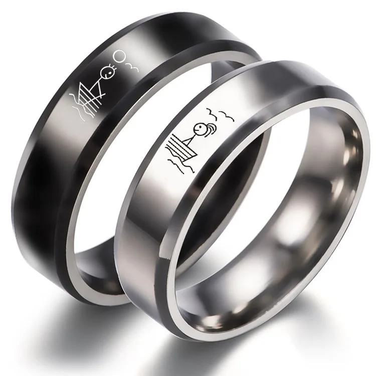 BAECYT 2022 Women 6mm Couple Rings Stainless Steel Simple Couples Ring For Women Men Black Silver Color Engagement Jewelry
BAECYT 2022 Women 6mm Couple Rings Stainless Steel Simple Couples Ring For Women Men Black Silver Color Engagement Jewelry