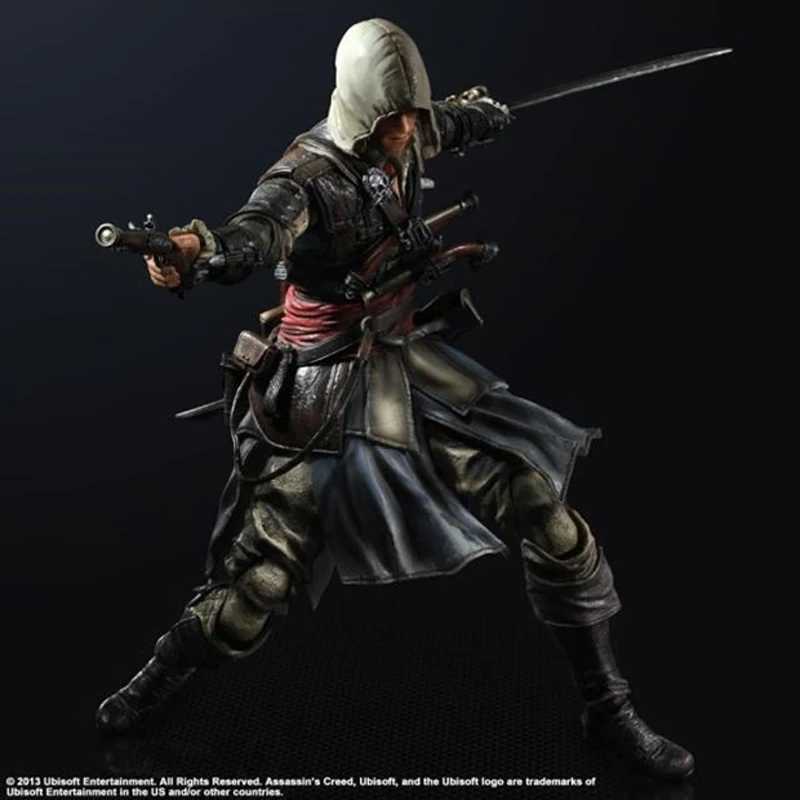 

1/8 Assassin's Creed IV: Black Flag Game Figurine Edward Kenway Action Figurine Pvc Statue Moveable Figurine Birthday Gift