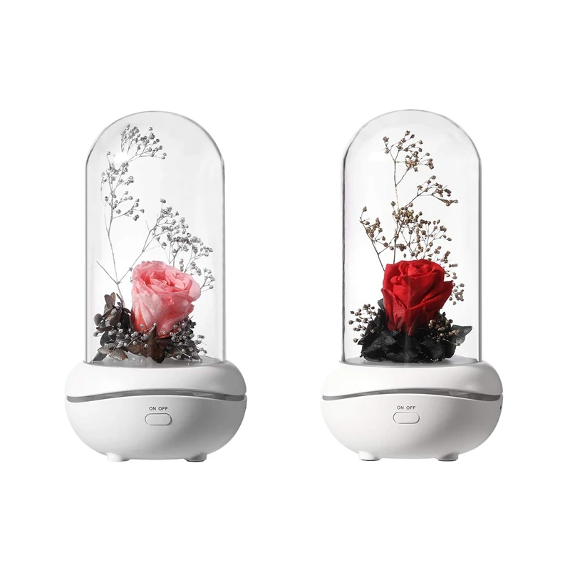 Preserved Rose Lamp Aromatherapy Machine Aroma Essential Oil Diffuser With 7 Colors Changing Light
Preserved Rose Lamp Aromatherapy Machine Aroma Essential Oil Diffuser With 7 Colors Changing Light
