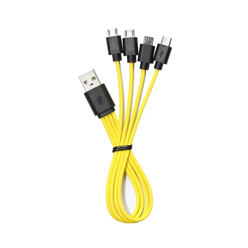 New Fast Charging USB 2.0 To Micro USB 1 To 4 Micro USB Charge Cable 5V 2A Mobile Phone Power Bank Aa Aaa Battery Charge Cord
New Fast Charging USB 2.0 To Micro USB 1 To 4 Micro USB Charge Cable 5V 2A Mobile Phone Power Bank Aa Aaa Battery Charge Cord