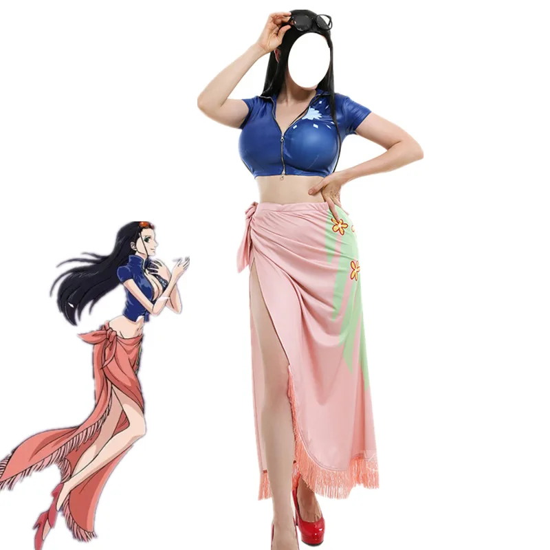Anime One Piece Nico Robin Cosplay Costume Dress Suit Shirt Bodysuit Skirt Sexy Woman Carnival Party Costumes
Anime One Piece Nico Robin Cosplay Costume Dress Suit Shirt Bodysuit Skirt Sexy Woman Carnival Party Costumes