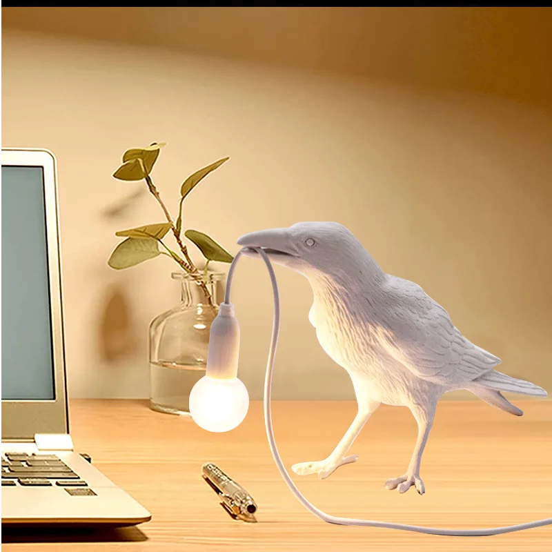 Crow Lamp Lucky Bird Table Lamp Living Room Deco Bedroom Lamps Bedside Lamp Lights Home Decor Wall Light Fixtures
Crow Lamp Lucky Bird Table Lamp Living Room Deco Bedroom Lamps Bedside Lamp Lights Home Decor Wall Light Fixtures