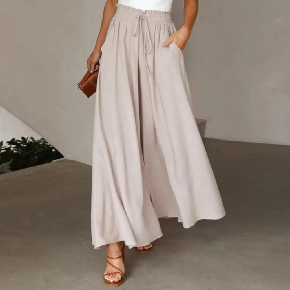 Solid Color Wide Leg Pants Women Trousers Elastic Waist Baggy Pants for Women Loose Trousers pantalones de mujer штаны женский
Solid Color Wide Leg Pants Women Trousers Elastic Waist Baggy Pants for Women Loose Trousers pantalones de mujer штаны женский