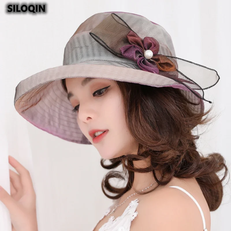 New Spring Summer Womens Flowers Pearl Sun Hat Female Visor Caps Elegance Anti-UV Beach Hat Panama Bucket Hats Casquette Gorra
New Spring Summer Womens Flowers Pearl Sun Hat Female Visor Caps Elegance Anti-UV Beach Hat Panama Bucket Hats Casquette Gorra