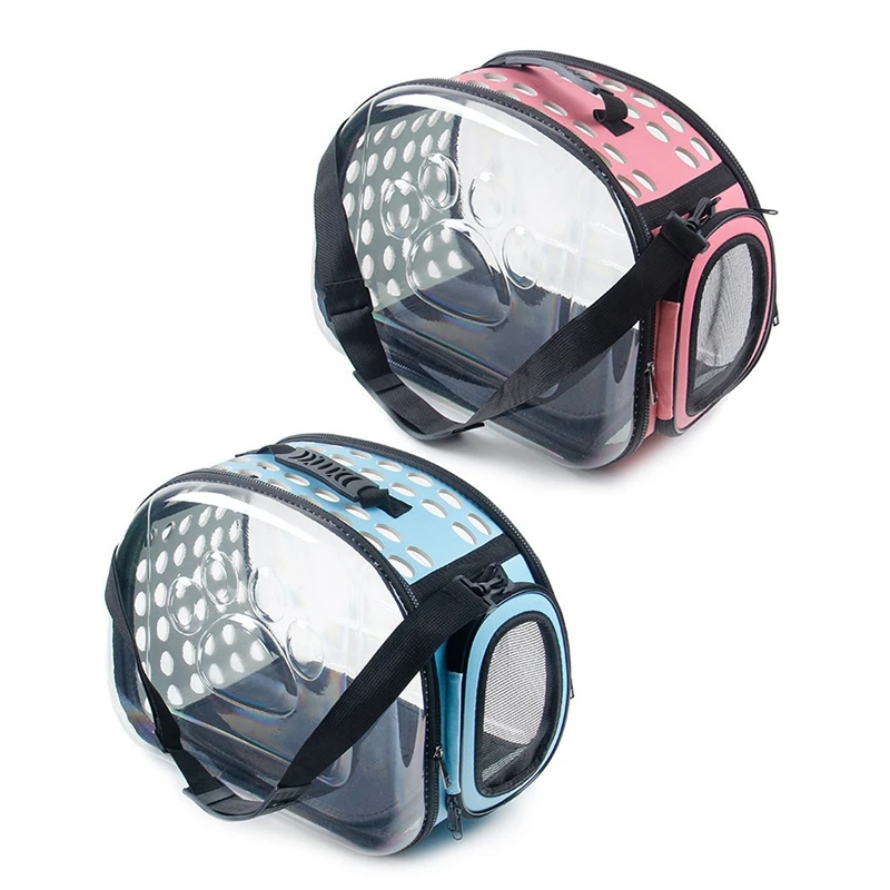 2Pcs Pet Carrier For Dogs Cat Folding Cage Collapsible Crate Handbag Carrying Bags Pets Supplies - Pink & Blue
2Pcs Pet Carrier For Dogs Cat Folding Cage Collapsible Crate Handbag Carrying Bags Pets Supplies - Pink & Blue