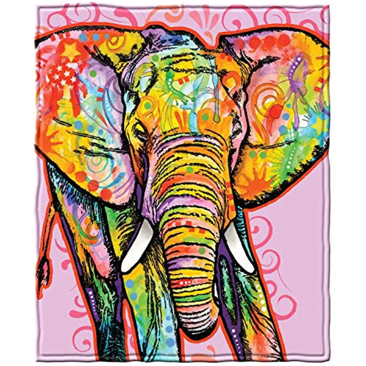 Colorful Elephant Fleece Blanket for Bed,Queen Size Dean Russo Elephant Fleece Throw Blanket Super Soft Plush Elephant
Colorful Elephant Fleece Blanket for Bed,Queen Size Dean Russo Elephant Fleece Throw Blanket Super Soft Plush Elephant