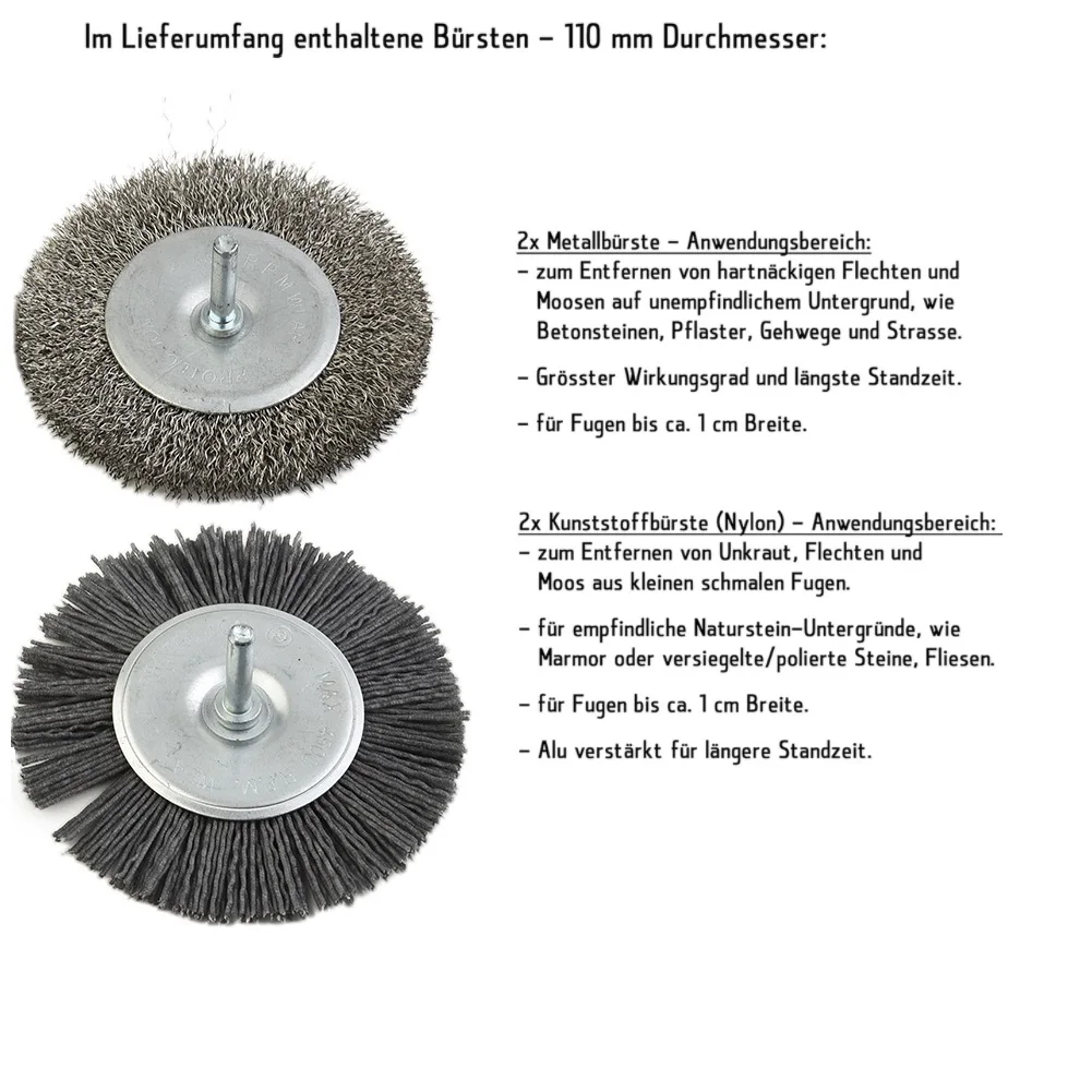 Brand New Wire Brush Metal Brush Extensive Set With Handle Spare Parts 400 Watt Motor Abrasive Wire/Stainless Steel
Brand New Wire Brush Metal Brush Extensive Set With Handle Spare Parts 400 Watt Motor Abrasive Wire/Stainless Steel
