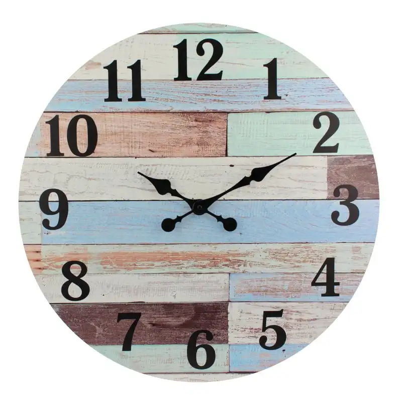 Blue Analog Round Coastal Battery Operated Wall Clock Table clock настенные часы цифровые Home decorations
Blue Analog Round Coastal Battery Operated Wall Clock Table clock настенные часы цифровые Home decorations