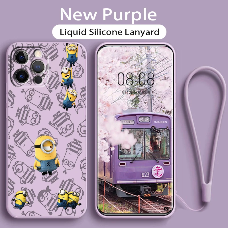 Minions Cartoon Bob Cute Case For Apple iPhone 14 13 12 Mini 11 Pro XS MAX XR X 8 7 SE Plus Liquid Rope Phone Cover Shell
Minions Cartoon Bob Cute Case For Apple iPhone 14 13 12 Mini 11 Pro XS MAX XR X 8 7 SE Plus Liquid Rope Phone Cover Shell