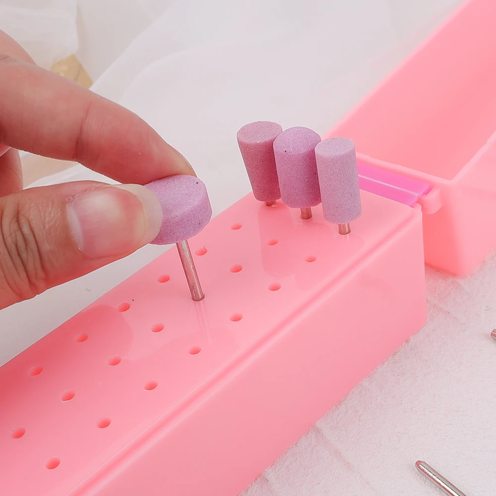 30 Holes Nail Drill Bits Holder Empty Storage Box Nail Grinding Display Holder Nail Drill Bits Organizer Manicure Tools Stand 
30 Holes Nail Drill Bits Holder Empty Storage Box Nail Grinding Display Holder Nail Drill Bits Organizer Manicure Tools Stand