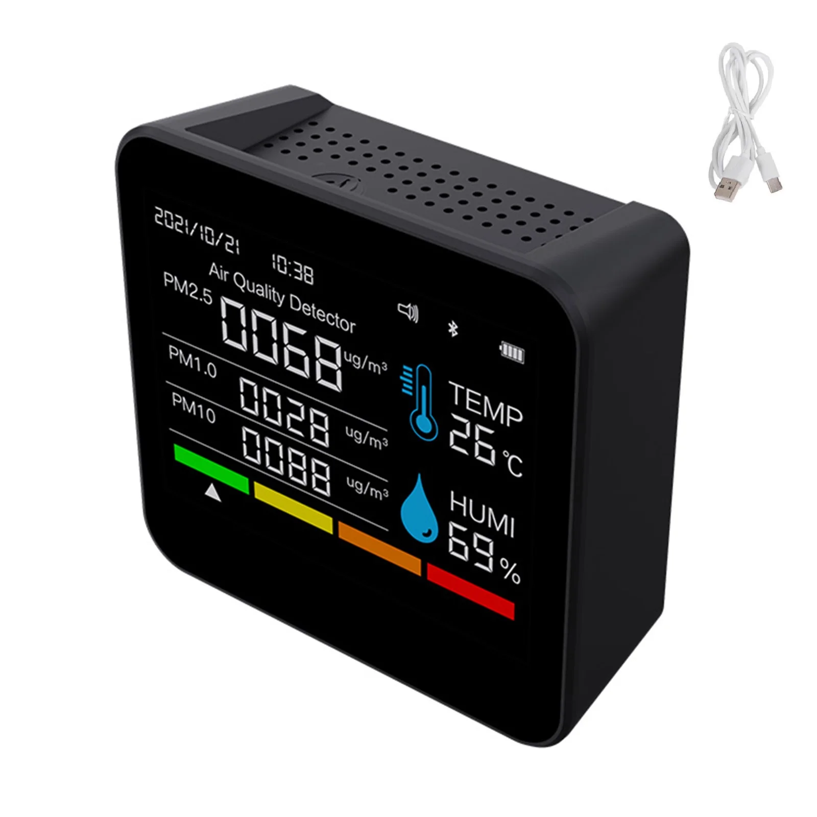 9 в 1 метр C02 монитор PM2.5 PM1.0 PM10 HCHO TVOC CO2 CO APP тестер температуры и влажности Многофункциональный детектор качества воздуха
9 в 1 метр C02 монитор PM2.5 PM1.0 PM10 HCHO TVOC CO2 CO APP тестер температуры и влажности Многофункциональный детектор качества воздуха