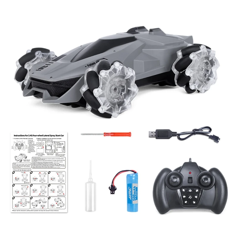 4WD RC Stunt Car Drift Off-Road Vehicle Toy 1:24 Remote Control Spray Rc Cars Model With Light Music Children
4WD RC Stunt Car Drift Off-Road Vehicle Toy 1:24 Remote Control Spray Rc Cars Model With Light Music Children
