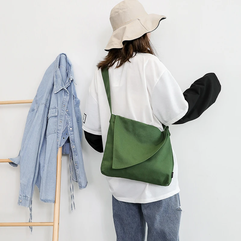 Canvas Bags For Women Solid Shoulder Crossbody Bag Shopping Eco Bag Korean Messenger Bag Y2K Flap Satchel Bag Designer Handbags
Canvas Bags For Women Solid Shoulder Crossbody Bag Shopping Eco Bag Korean Messenger Bag Y2K Flap Satchel Bag Designer Handbags
