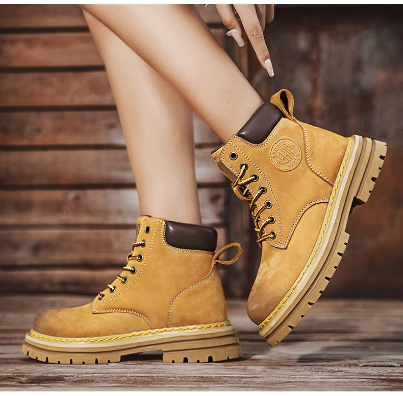 Men Martens Ankle Boots 2021 Autumn Winter Women Boots Genuine Leather Height Increasing Motorcycle Shoes Platform Snow Booties
Men Martens Ankle Boots 2021 Autumn Winter Women Boots Genuine Leather Height Increasing Motorcycle Shoes Platform Snow Booties