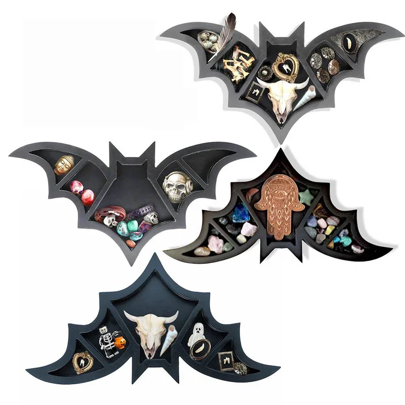 Bat Crystal Shelf Halloween Bat Display Storage Rack Horror Atmosphere Props Storage Box Wall Hanging Wall Decoration
Bat Crystal Shelf Halloween Bat Display Storage Rack Horror Atmosphere Props Storage Box Wall Hanging Wall Decoration