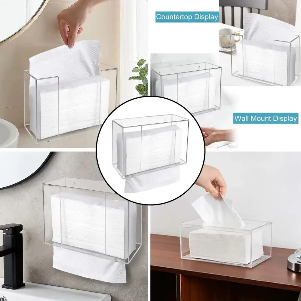 Sturdy Easy Paper Extraction Kitchen Wide Application Wall-mounted Save Space Tissue Organizer Case Household Stuffs
Sturdy Easy Paper Extraction Kitchen Wide Application Wall-mounted Save Space Tissue Organizer Case Household Stuffs