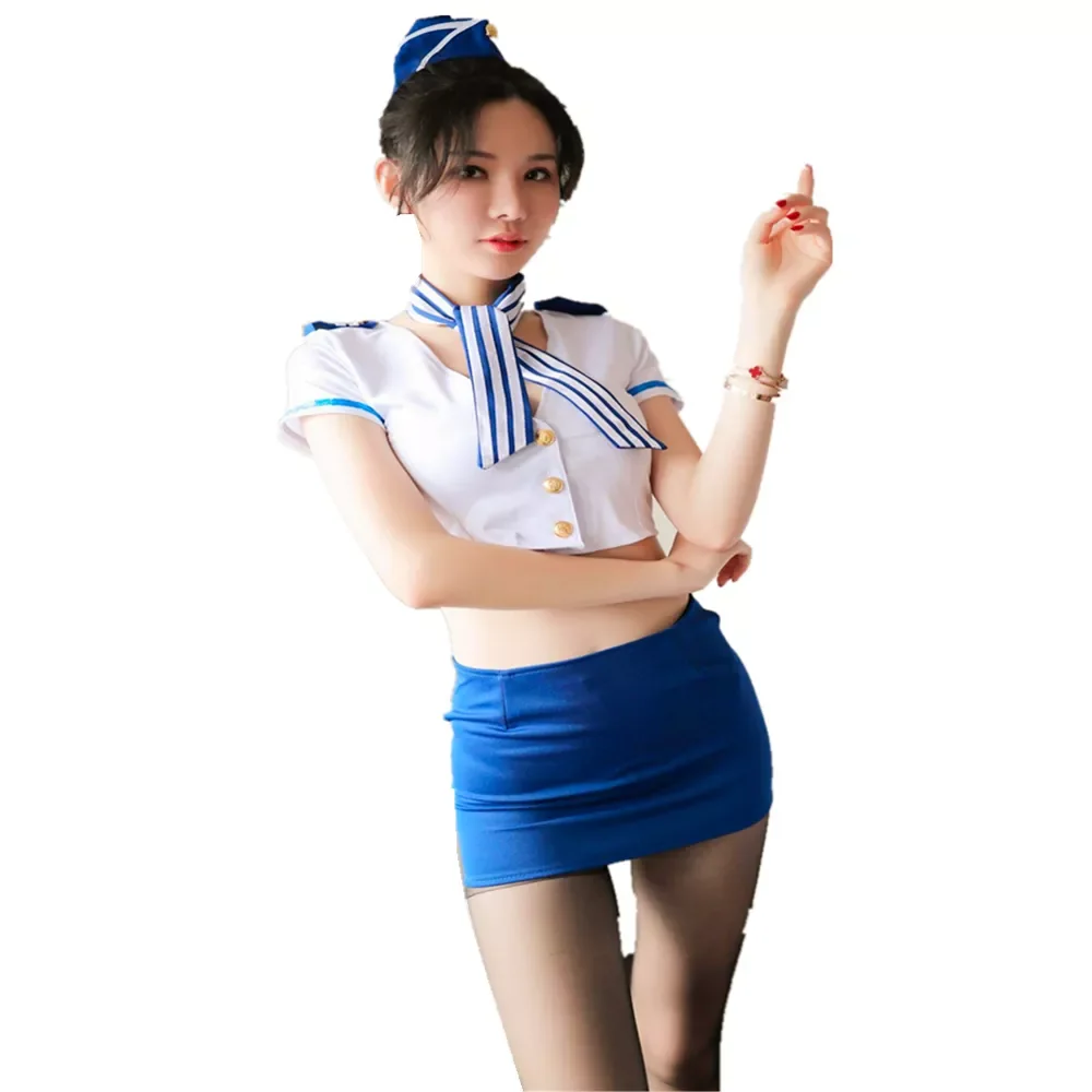 Sexy Hot Erotic Navy Sailor Uniform Cosplay Costumes Sheer Open Bra Anime Lingerie Clubwear Costume Set Summer Sexy Nightwear
Sexy Hot Erotic Navy Sailor Uniform Cosplay Costumes Sheer Open Bra Anime Lingerie Clubwear Costume Set Summer Sexy Nightwear