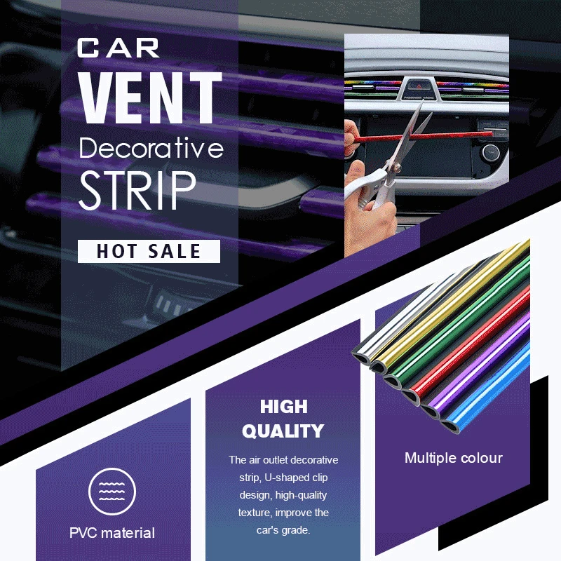 10Pcs 25cm Universal Car Air Conditioner Outlet Decorative U Shape Moulding Trim Strips Decor Car Styling Accessories
10Pcs 25cm Universal Car Air Conditioner Outlet Decorative U Shape Moulding Trim Strips Decor Car Styling Accessories