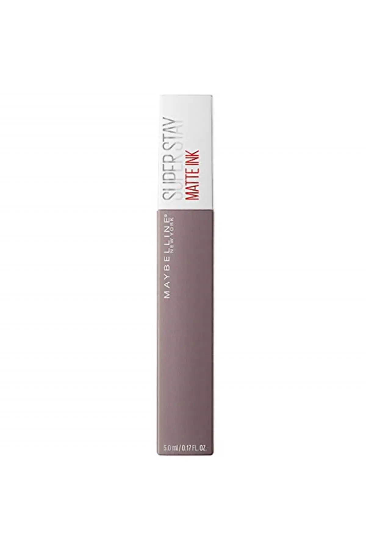 Brand: Maybelline New York Super Stay Matte Ink Liquid Matte Lipstick, 90 Huntress, Gray Category: Lipstick
Brand: Maybelline New York Super Stay Matte Ink Liquid Matte Lipstick, 90 Huntress, Gray Category: Lipstick