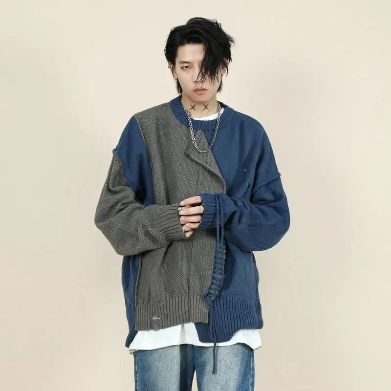Luxury Hip Hop Men Jumper Vintage Sweater Oversized Pullover Knitted Jackets Y2k Tops Coats Korean Fashion Streetwear New
Luxury Hip Hop Men Jumper Vintage Sweater Oversized Pullover Knitted Jackets Y2k Tops Coats Korean Fashion Streetwear New