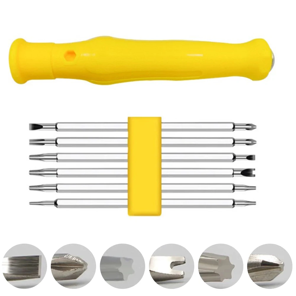 6 Pieces Tamper-Proof Magnetic Screwdriver Bit Hex Torx Screwdriver Head Flat Opening Repair Precision Insulated Hand Tool
6 Pieces Tamper-Proof Magnetic Screwdriver Bit Hex Torx Screwdriver Head Flat Opening Repair Precision Insulated Hand Tool